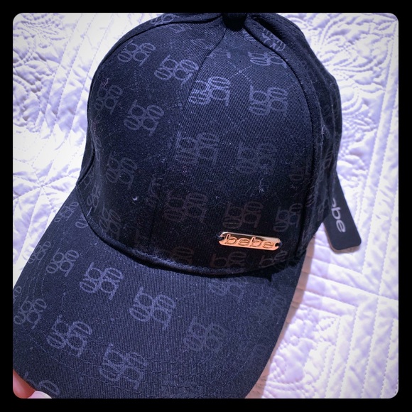 NWT Bebe Logo Black Hat 🧢 - Picture 2 of 5